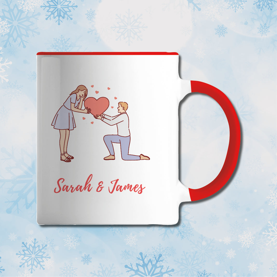 Love is in the Air Personalised Valentines Mug