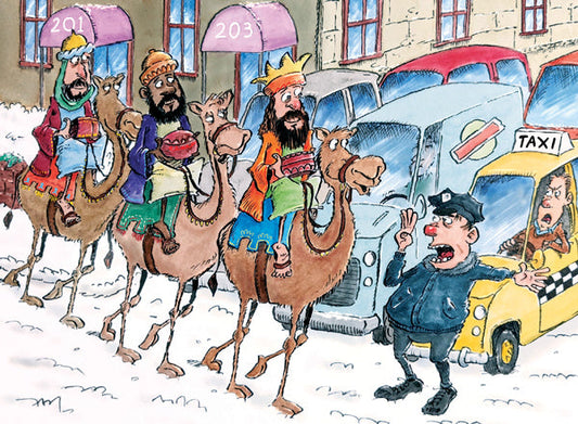 Stopping the Traffic Christmas Card Pack