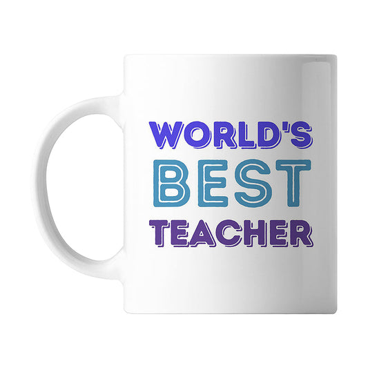 Worlds Best Teacher Ceramic Mug